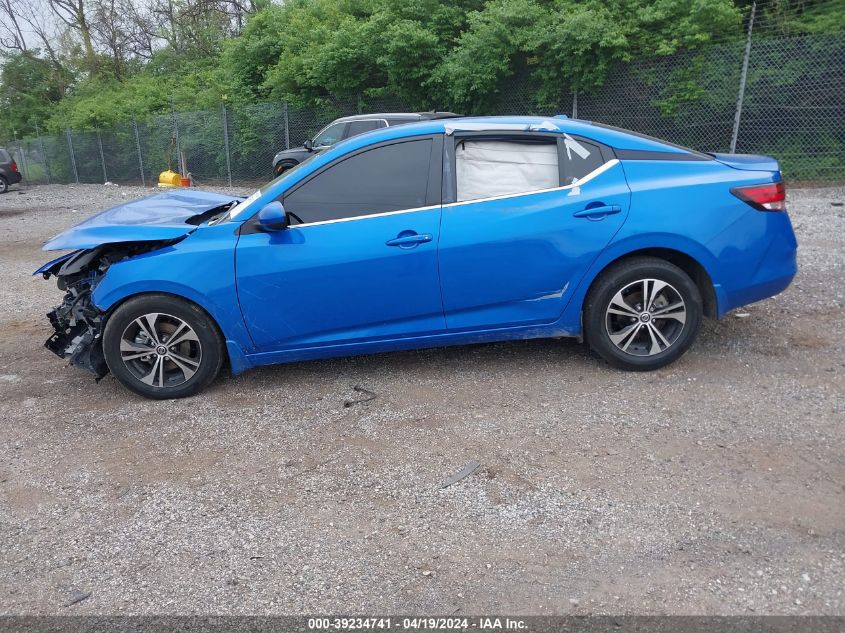 2022 Nissan Sentra Sv Xtronic Cvt VIN: 3N1AB8CV3NY297673 Lot: 39234741