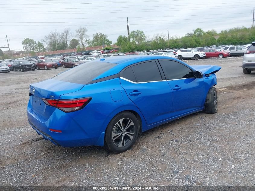 2022 Nissan Sentra Sv Xtronic Cvt VIN: 3N1AB8CV3NY297673 Lot: 39234741