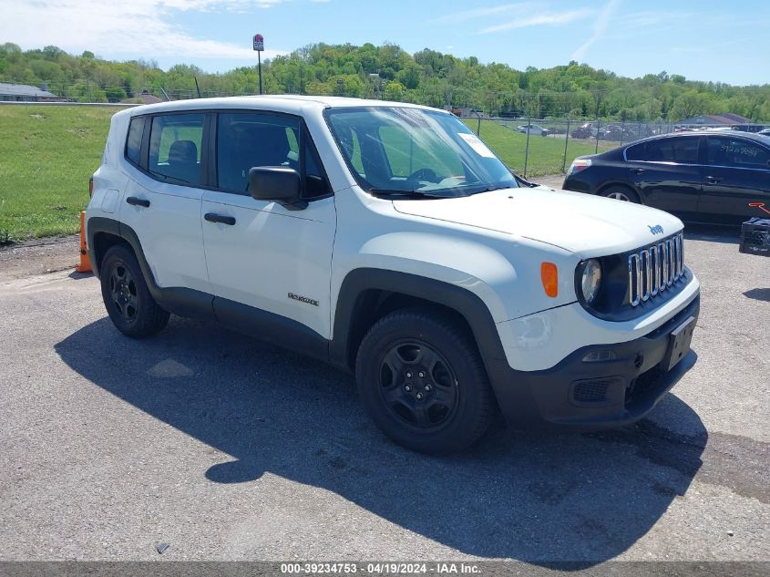 2017 Jeep Renegade Sport Fwd VIN: ZACCJAAB0HPF96961 Lot: 39234753