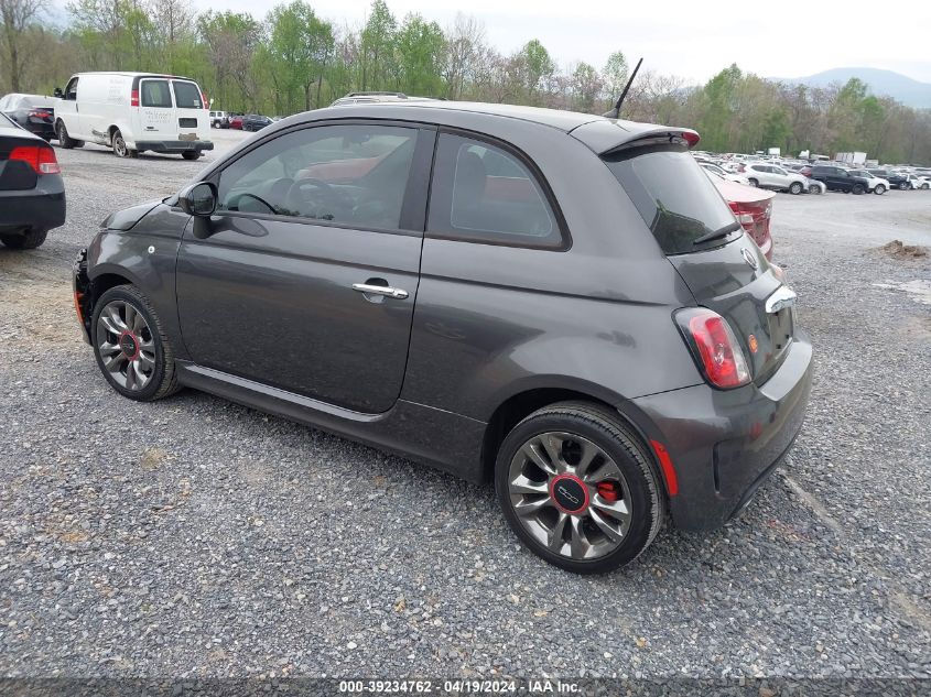 2015 Fiat 500 Turbo VIN: 3C3CFFHH6FT690037 Lot: 39234762