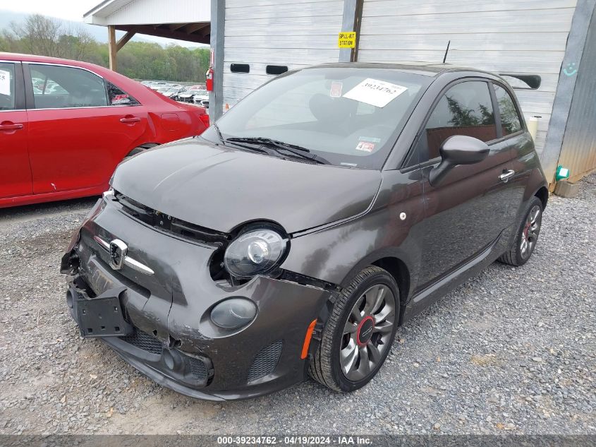 2015 Fiat 500 Turbo VIN: 3C3CFFHH6FT690037 Lot: 39234762