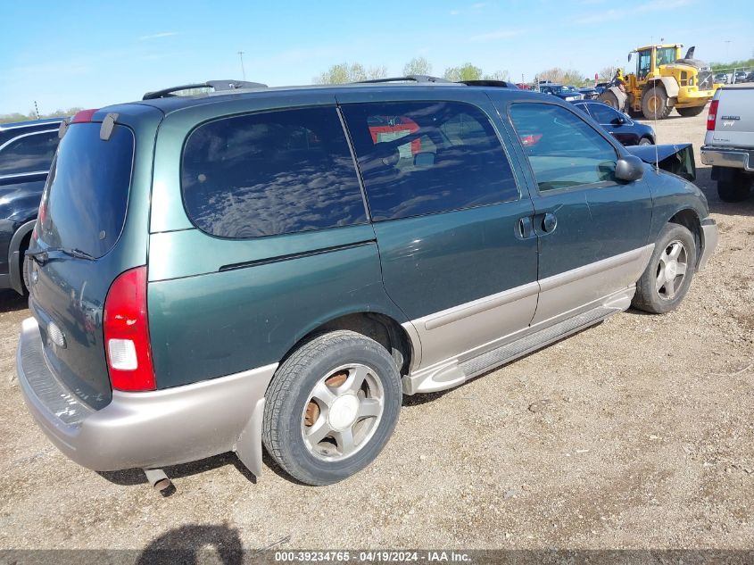 2002 Nissan Quest Se VIN: 4N2ZN16T52D813939 Lot: 39234765