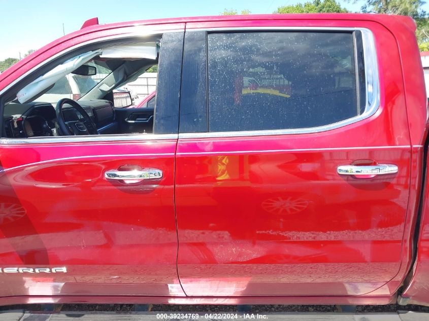 2022 GMC Sierra 1500 4Wd Short Box Slt VIN: 3GTUUDED0NG592916 Lot: 39234769