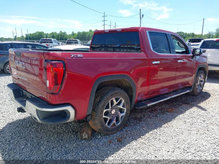 2022 GMC Sierra 1500 4Wd Short Box Slt VIN: 3GTUUDED0NG592916 Lot: 49823374