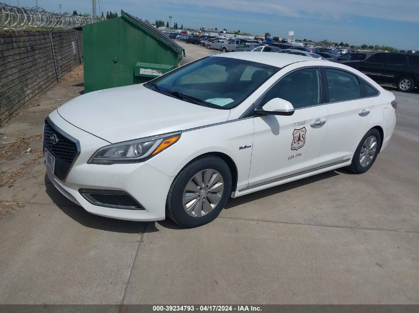 2016 Hyundai Sonata Hybrid Se VIN: KMHE24L14GA037788 Lot: 39218875