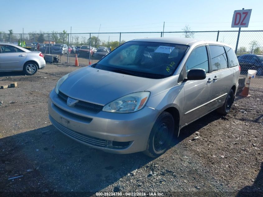 2004 Toyota Sienna Ce VIN: 5TDZA29C14S030737 Lot: 39234798