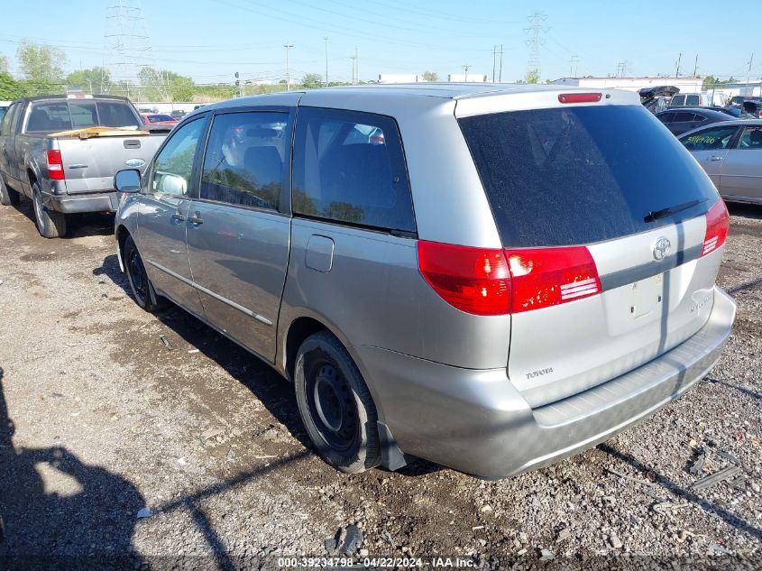 2004 Toyota Sienna Ce VIN: 5TDZA29C14S030737 Lot: 39234798