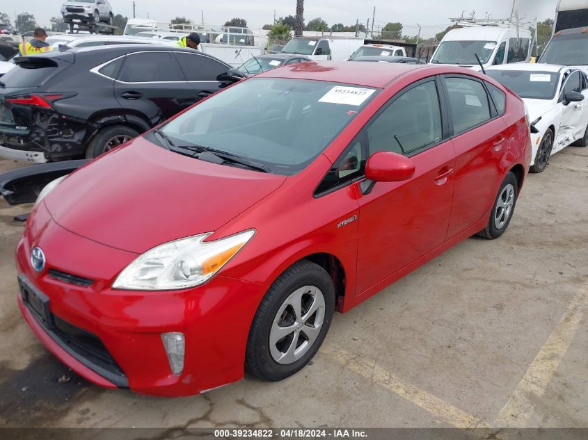 2013 Toyota Prius Two VIN: JTDKN3DU9D5579670 Lot: 50175654