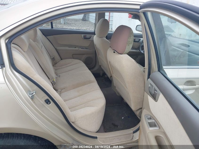 2008 Kia Optima Lx VIN: KNAGE123185203715 Lot: 39234824