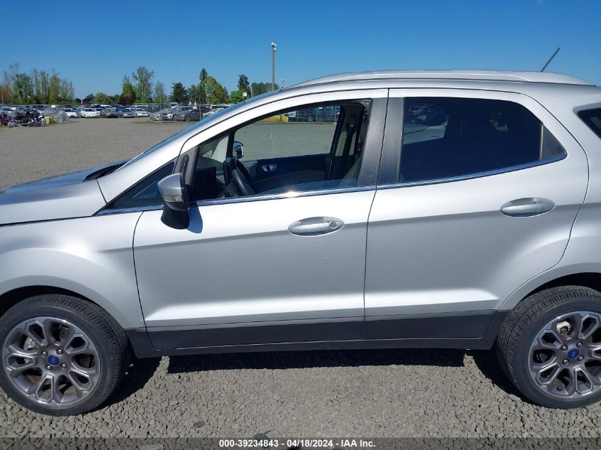 2020 Ford Ecosport Titanium VIN: MAJ6S3KL3LC320290 Lot: 39234843