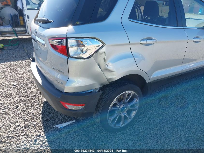 2020 Ford Ecosport Titanium VIN: MAJ6S3KL3LC320290 Lot: 39234843