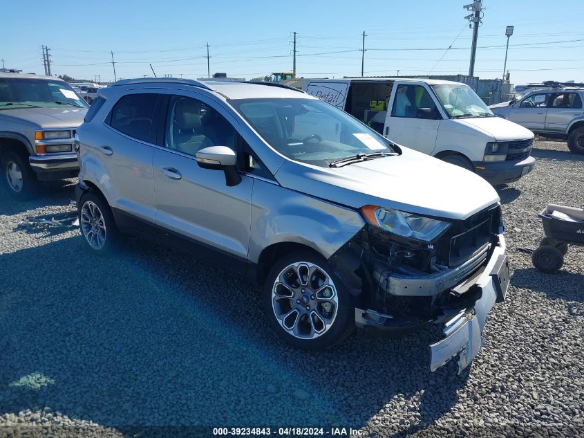 2020 Ford Ecosport Titanium VIN: MAJ6S3KL3LC320290 Lot: 39234843