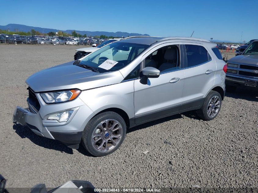 2020 Ford Ecosport Titanium VIN: MAJ6S3KL3LC320290 Lot: 39234843