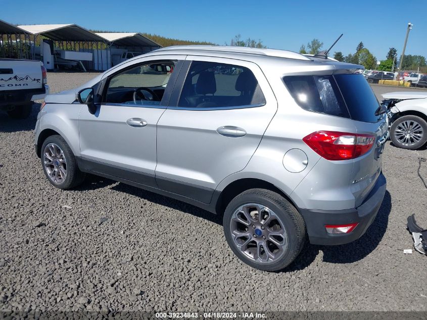 2020 Ford Ecosport Titanium VIN: MAJ6S3KL3LC320290 Lot: 39234843