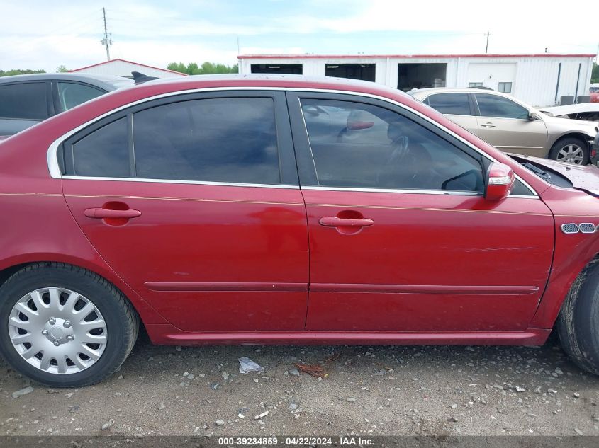 2009 Kia Optima Lx VIN: KNAGE228695302887 Lot: 49647454