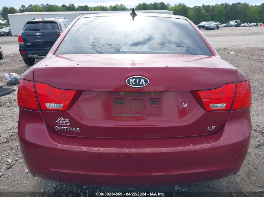 2009 Kia Optima Lx VIN: KNAGE228695302887 Lot: 39234859