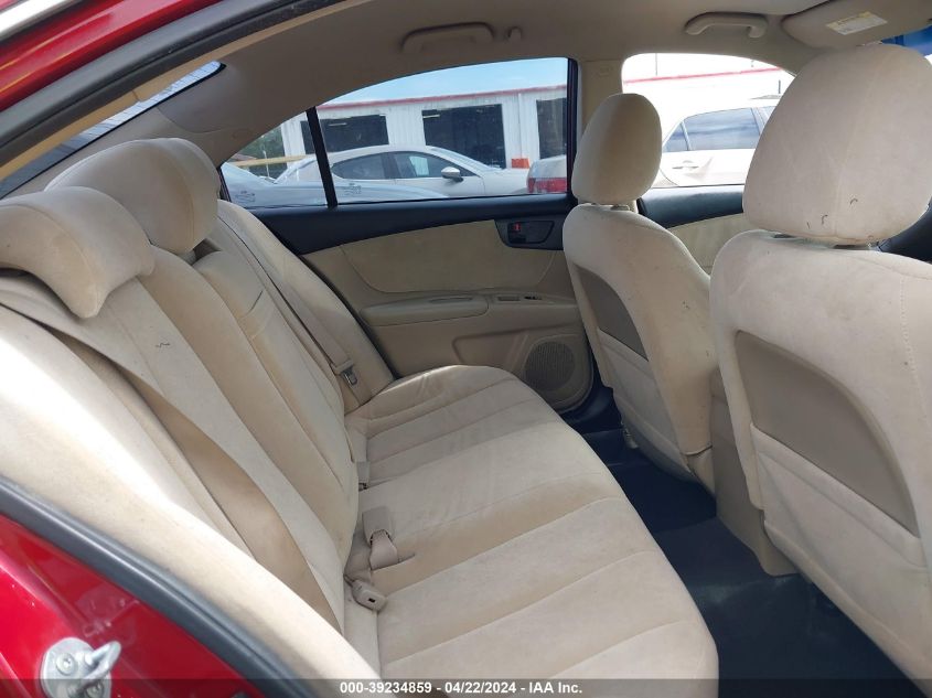 2009 Kia Optima Lx VIN: KNAGE228695302887 Lot: 39234859