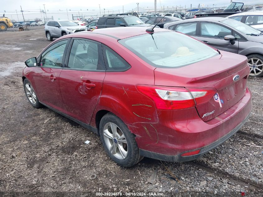 2013 Ford Focus Se VIN: 1FADP3F29DL242125 Lot: 39234878