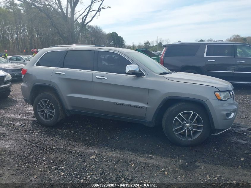 2017 Jeep Grand Cherokee Limited 4X4 VIN: 1C4RJFBT0HC612496 Lot: 39234907