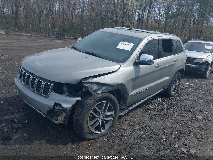 2017 Jeep Grand Cherokee Limited 4X4 VIN: 1C4RJFBT0HC612496 Lot: 39234907