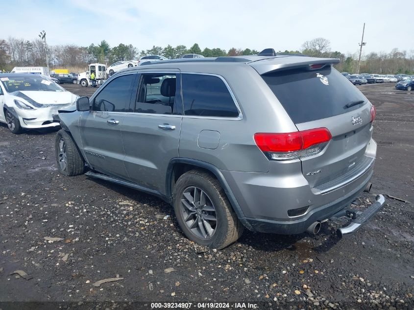 2017 Jeep Grand Cherokee Limited 4X4 VIN: 1C4RJFBT0HC612496 Lot: 39234907