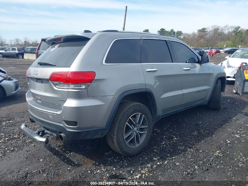 2017 Jeep Grand Cherokee Limited 4X4 VIN: 1C4RJFBT0HC612496 Lot: 39234907