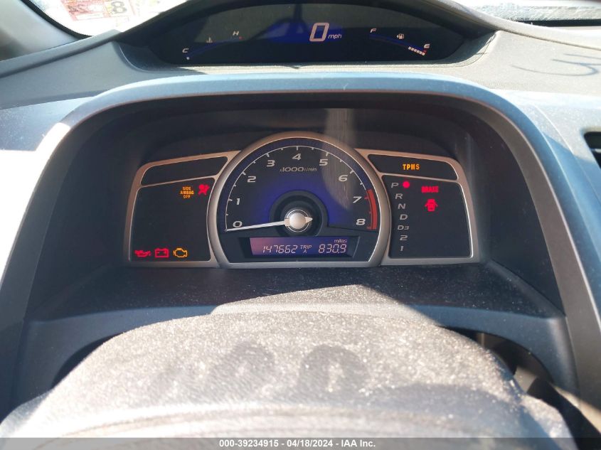 2010 Honda Civic Lx VIN: 2HGFA1F52AH306860 Lot: 39234915