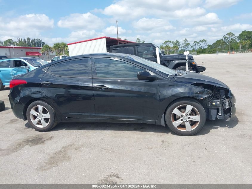 2013 Hyundai Elantra Gls/Limited VIN: 5NPDH4AE8DH343837 Lot: 39234954