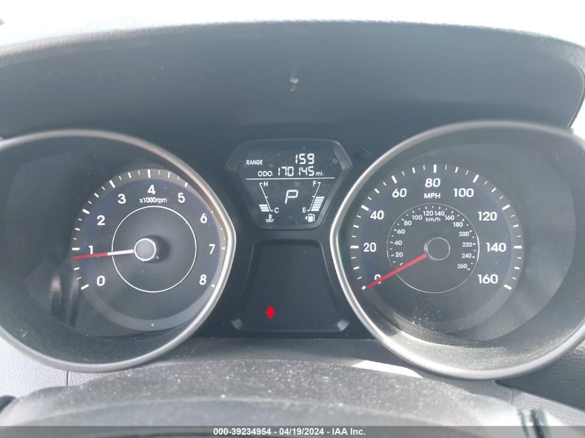 2013 Hyundai Elantra Gls/Limited VIN: 5NPDH4AE8DH343837 Lot: 39234954