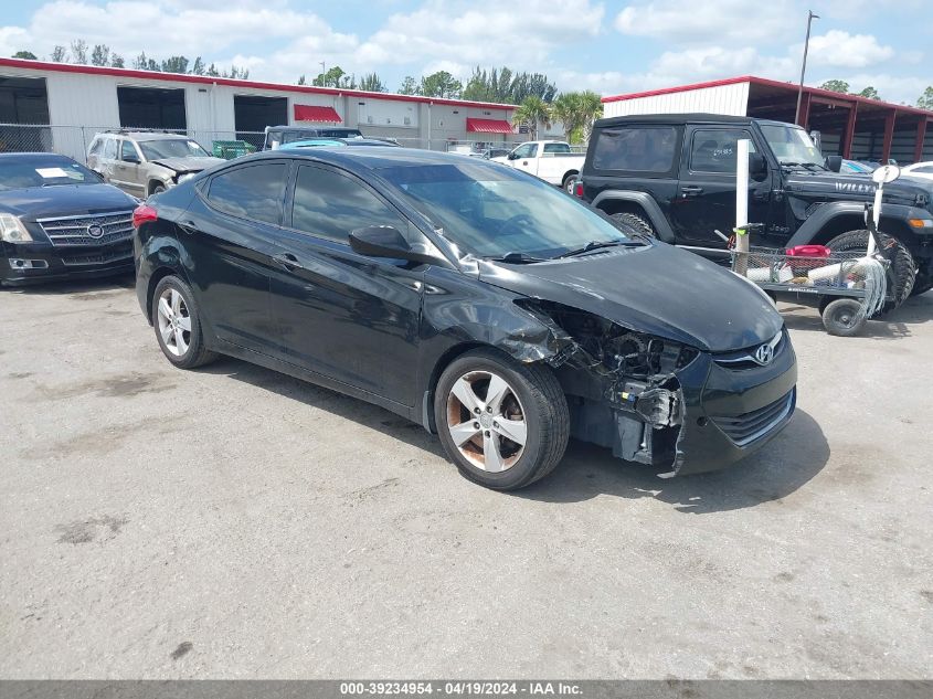 2013 Hyundai Elantra Gls/Limited VIN: 5NPDH4AE8DH343837 Lot: 39234954
