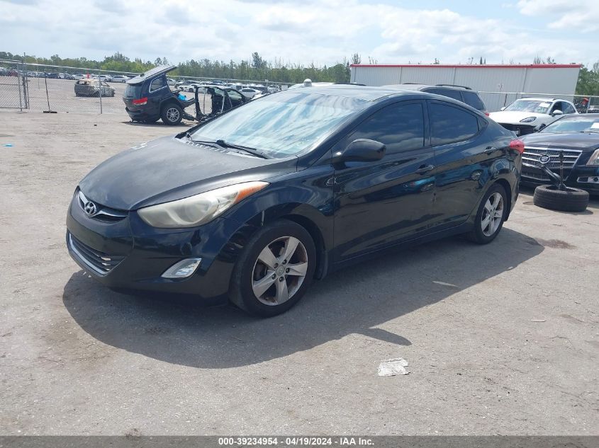 2013 Hyundai Elantra Gls/Limited VIN: 5NPDH4AE8DH343837 Lot: 39234954