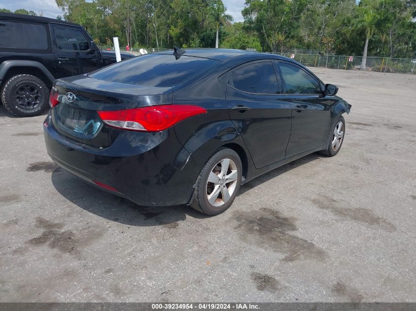 2013 Hyundai Elantra Gls/Limited VIN: 5NPDH4AE8DH343837 Lot: 39234954