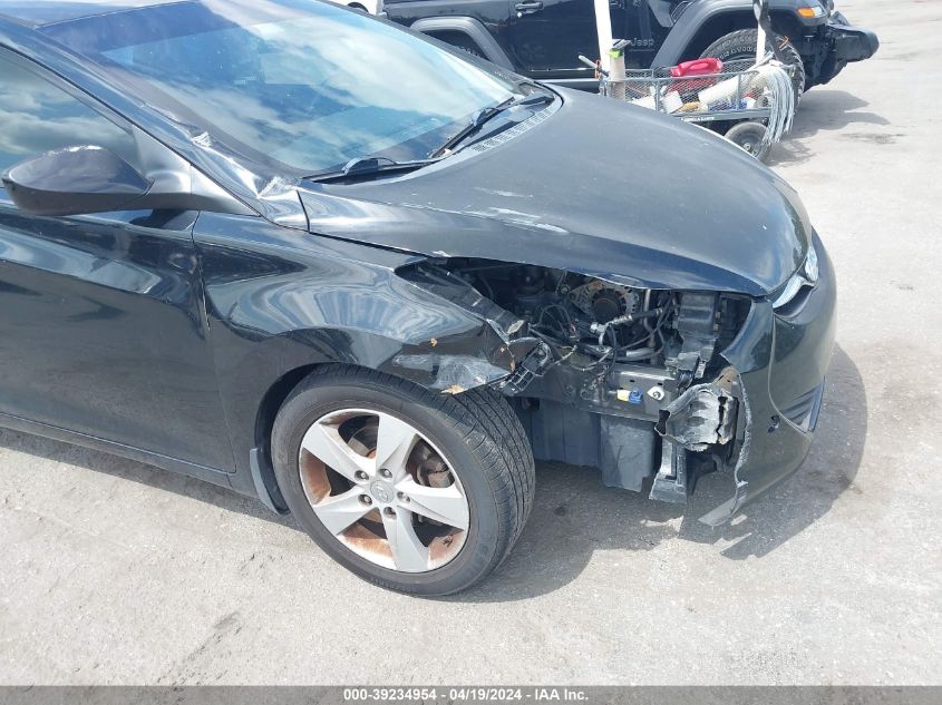 2013 Hyundai Elantra Gls/Limited VIN: 5NPDH4AE8DH343837 Lot: 39234954