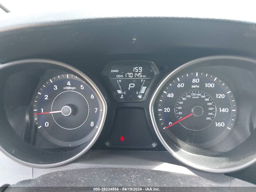 2013 Hyundai Elantra Gls/Limited VIN: 5NPDH4AE8DH343837 Lot: 39234954