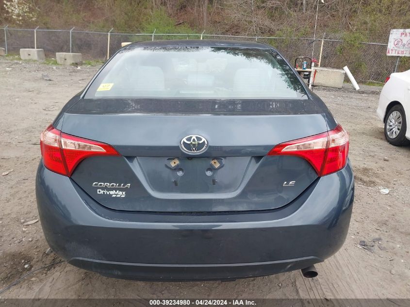 2018 Toyota Corolla Le VIN: 2T1BURHE2JC034479 Lot: 39234980