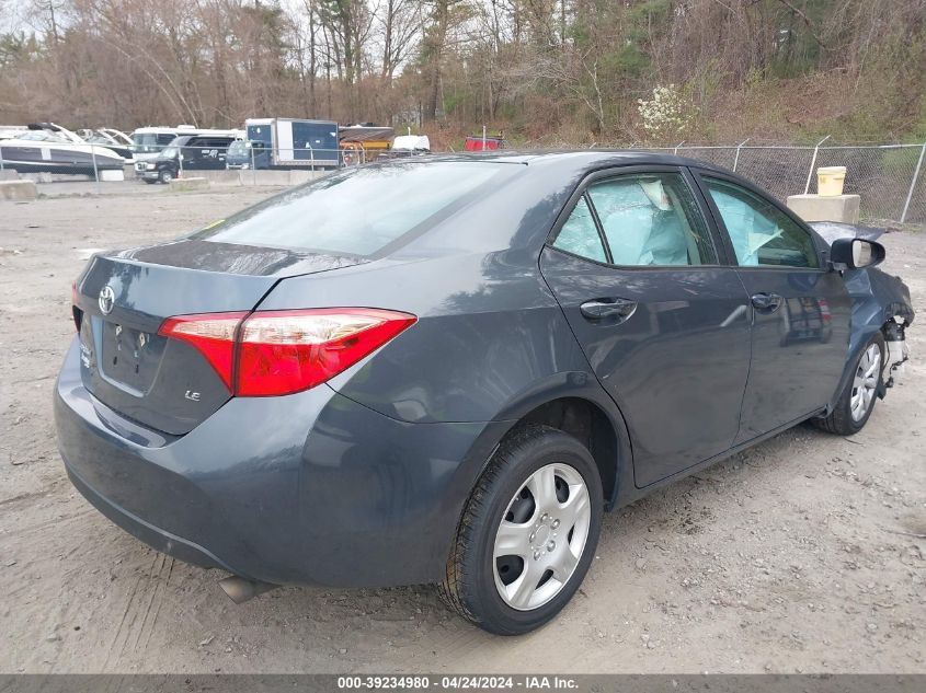 2018 Toyota Corolla Le VIN: 2T1BURHE2JC034479 Lot: 39234980