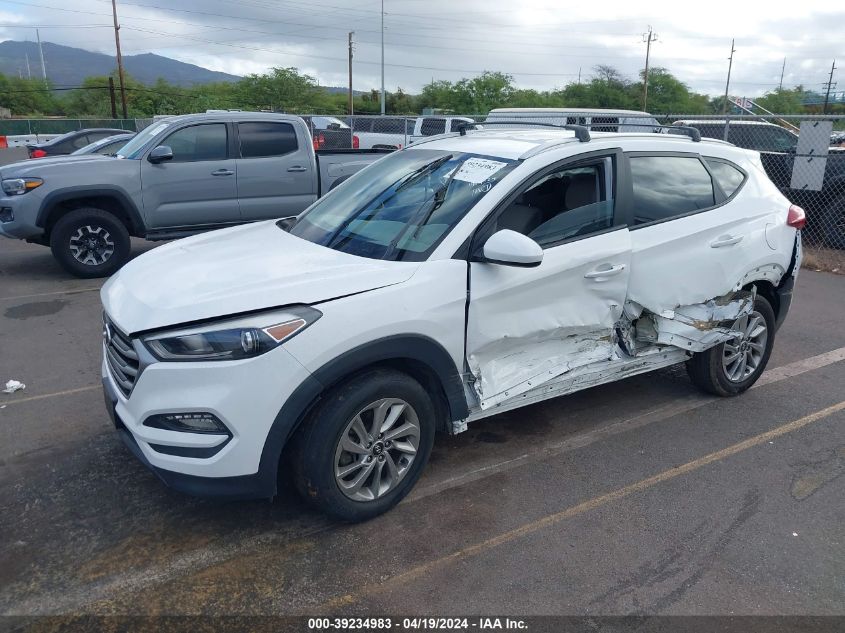 2017 Hyundai Tucson Se VIN: KM8J33A42HU517962 Lot: 39234983