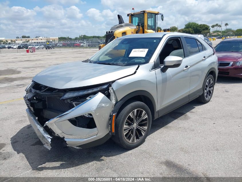 2022 Mitsubishi Eclipse Cross Se S-Awc/Se Special Edition S-Awc/Sel S-Awc/Sel Special Edition S-Awc VIN: JA4ATWAA3NZ000707 Lot: 39235001