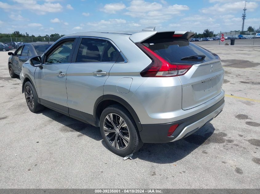 2022 Mitsubishi Eclipse Cross Se S-Awc/Se Special Edition S-Awc/Sel S-Awc/Sel Special Edition S-Awc VIN: JA4ATWAA3NZ000707 Lot: 39235001