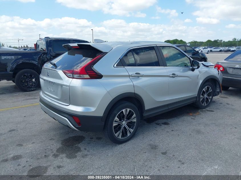 2022 Mitsubishi Eclipse Cross Se S-Awc/Se Special Edition S-Awc/Sel S-Awc/Sel Special Edition S-Awc VIN: JA4ATWAA3NZ000707 Lot: 39235001