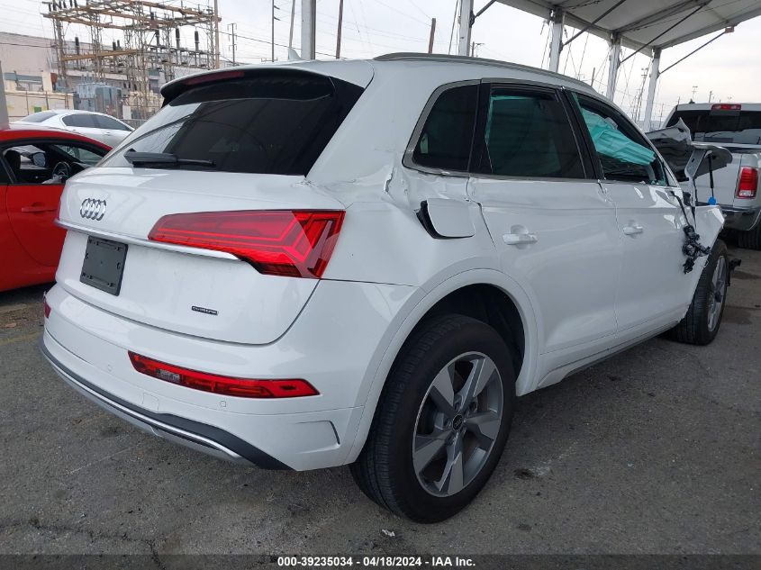 2022 Audi Q5 Premium Plus 40 Tfsi Quattro S Tronic VIN: WA1BBAFY2N2138313 Lot: 51671524