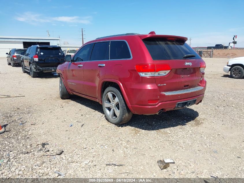 2014 Jeep Grand Cherokee Overland VIN: 1C4RJFCT9EC385027 Lot: 39235069