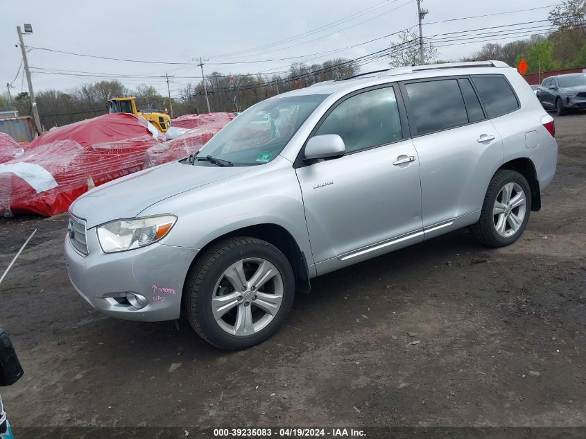2008 Toyota Highlander Limited VIN: JTEES42A182108572 Lot: 39235083