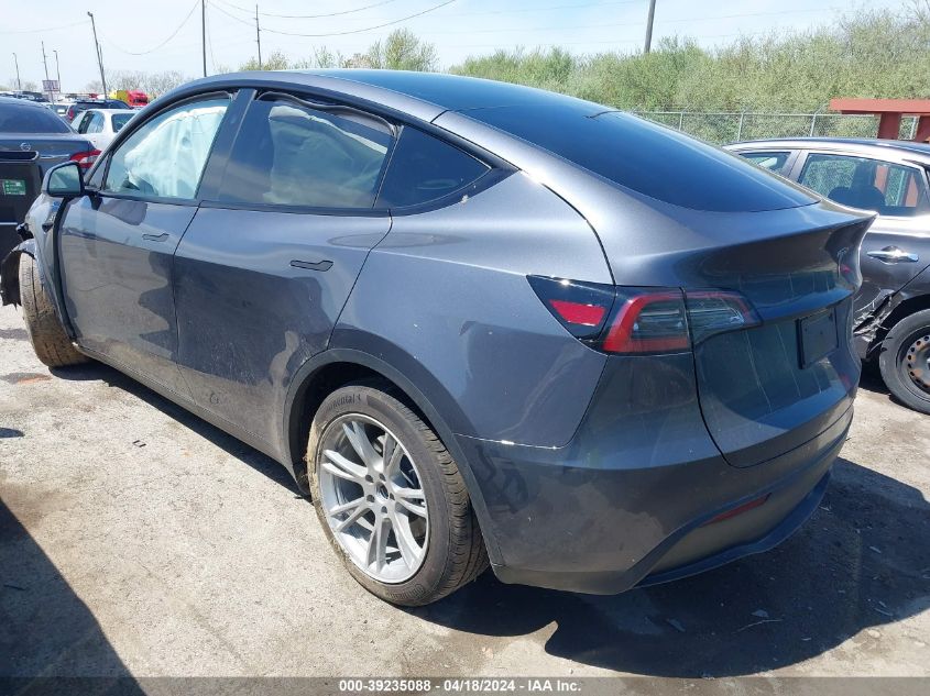 2023 Tesla Model Y Awd/Long Range Dual Motor All-Wheel Drive VIN: 7SAYGDEE3PF880040 Lot: 39235088