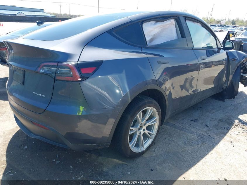 2023 Tesla Model Y Awd/Long Range Dual Motor All-Wheel Drive VIN: 7SAYGDEE3PF880040 Lot: 39235088