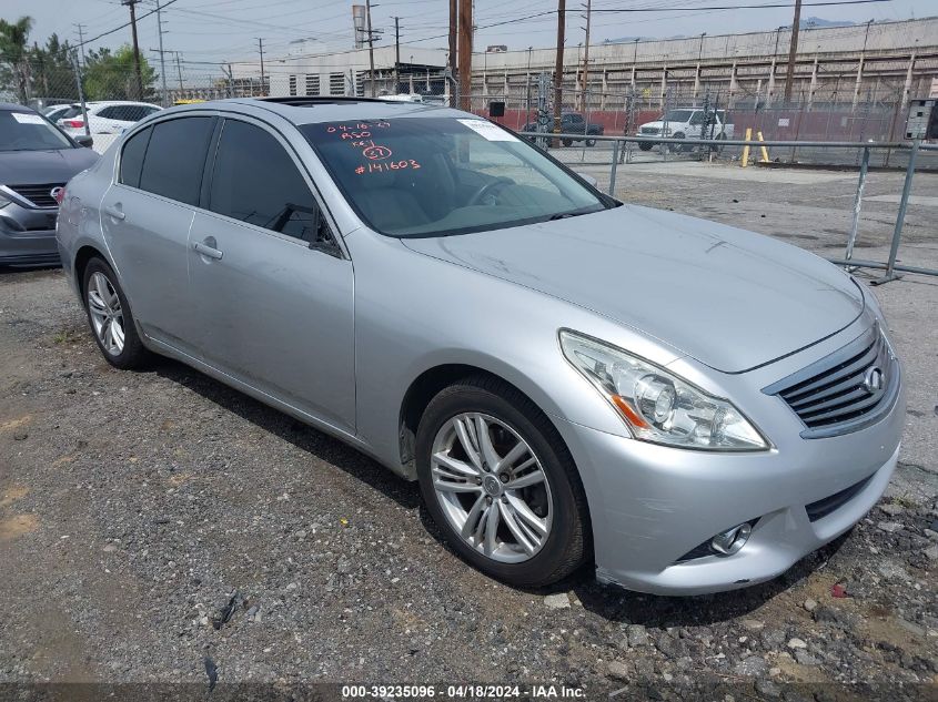 2012 Infiniti G37 Journey VIN: JN1CV6AP3CM934053 Lot: 39235096