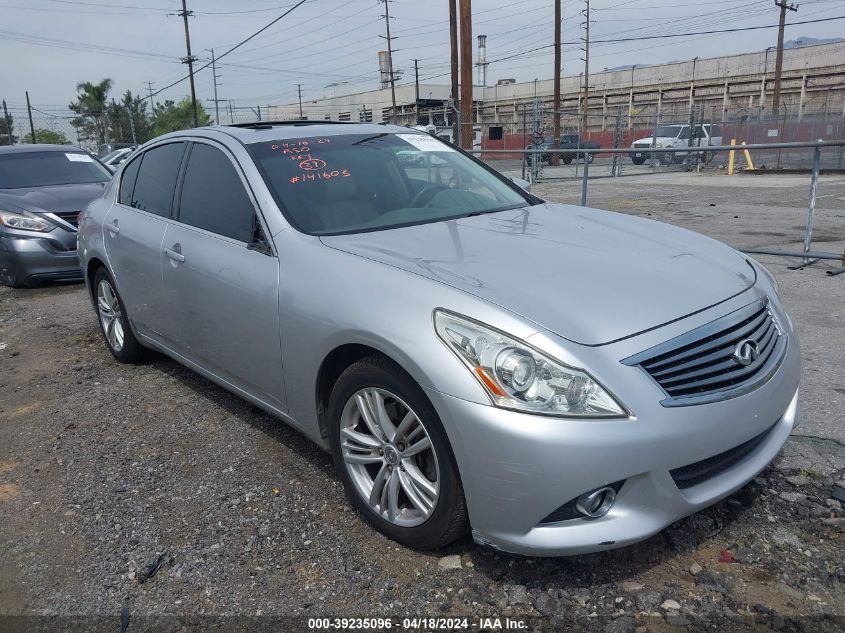 2012 Infiniti G37 Journey VIN: JN1CV6AP3CM934053 Lot: 39235096