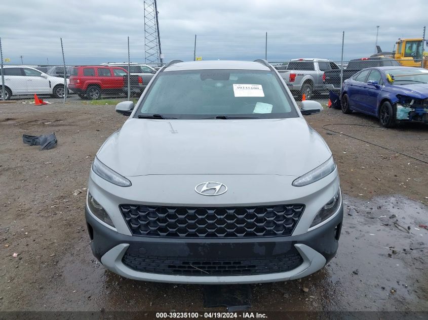 2022 Hyundai Kona Sel VIN: KM8K62AB3NU819647 Lot: 39235100