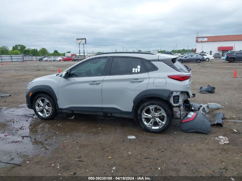 2022 Hyundai Kona Sel VIN: KM8K62AB3NU819647 Lot: 39235100