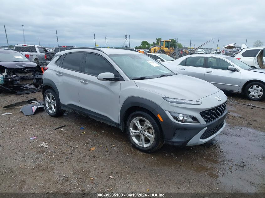 2022 Hyundai Kona Sel VIN: KM8K62AB3NU819647 Lot: 39235100